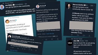 Twitter accounts hacked as part of Bitcoin scam