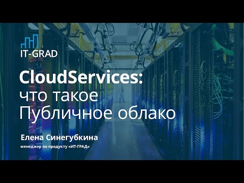 CloudServices: что такое Публичное облако