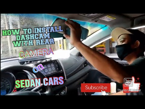 HOW TO INSTALL DASHCAM WITH BACK CAMERA - TOYOTA VIOS - YouTube
