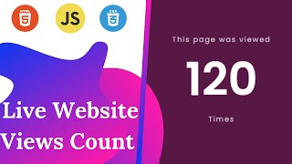 Live Website Visits Counter 🔥 - JavaScript Tutorial For Beginners