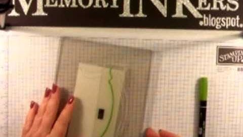 Stampin Up add Color with Embossing Folders