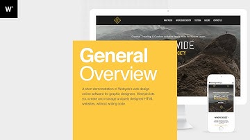 Webydo Tutorial: General Overview