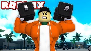 GETTING STUPIDLY BUFF IN ROBLOX! | Roblox Weight Lifting Simulator 3