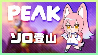 【PEAK】登山ゲームをぼっちで遊ぶよ⛰️【ソロ登山】