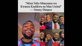 OMMY DIMPOZ AFUNGUKA KUPIGA PICHA NA RONALDO