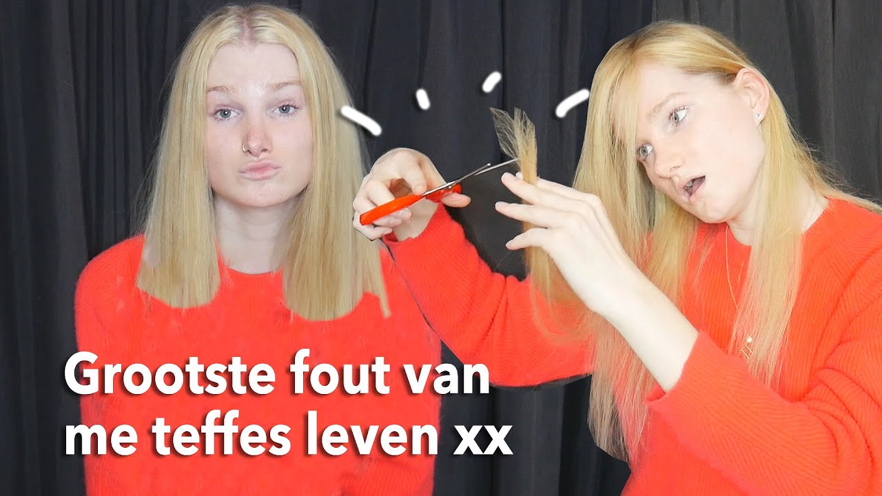 IK GA ZELF M'N HAAR KNIPPEN... (Haar Video 6) | Alice Olsthoorn