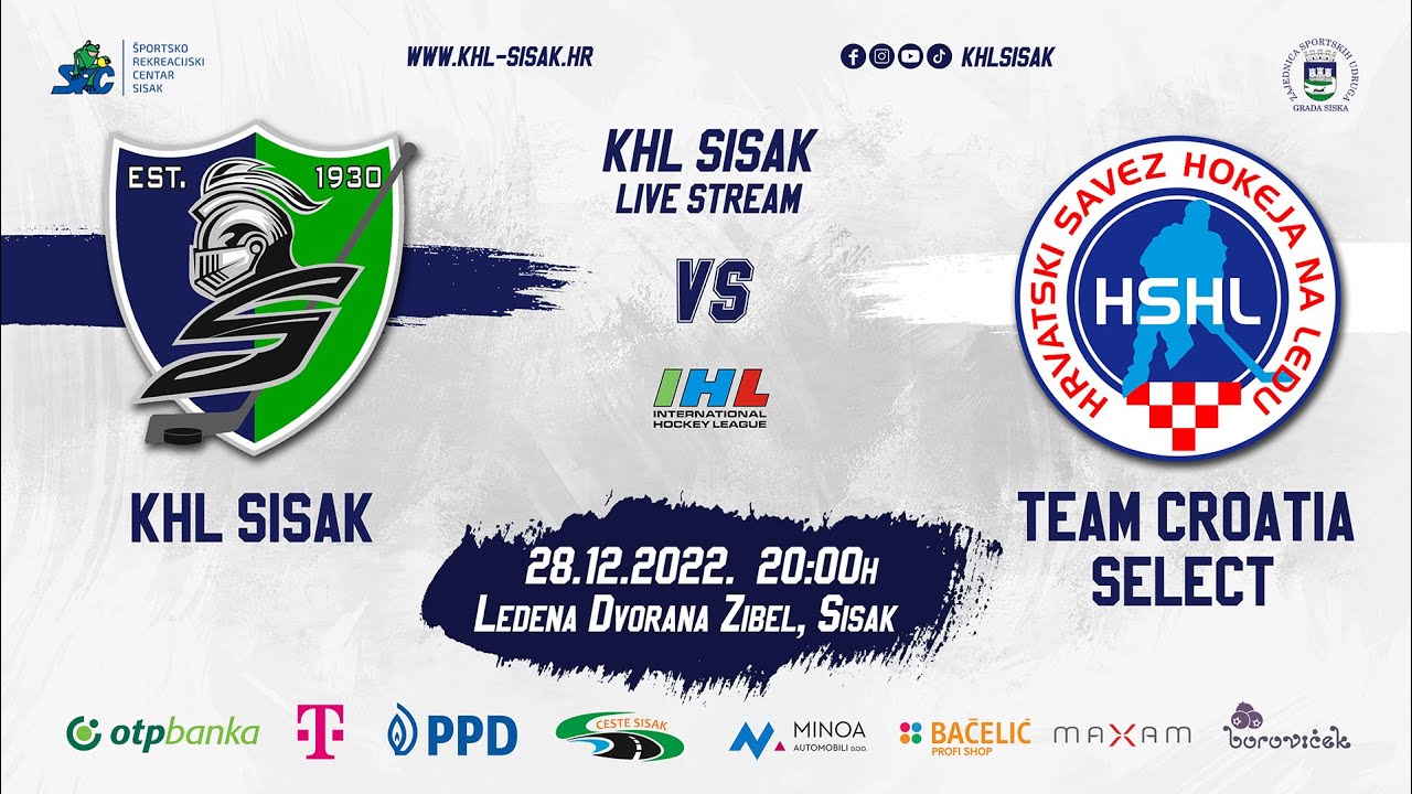 KHL SISAK vs Team Croatia Select