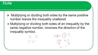 S.2 MATHEMATICS LESSON: SOLVING LINEAR INEQUALITIES AND GRAPHING OF LINEAR INEQUALITIES