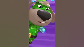 Talking Tom Hero Dash Super Hero Ben Use Superpower 7 Times In One Run Funny Race Android Gameplay