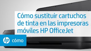 Impresoras portátiles HP OfficeJet 200 - Sustitución de los cartuchos de  tinta | Soporte al cliente de HP®