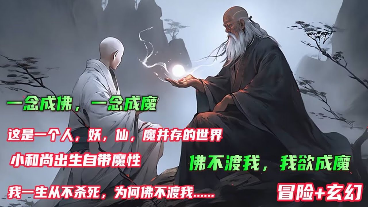 🔥首播【魔僧】千年前老和尚圆寂，却无佛来渡，有的只是数千大妖，自愿散尽修为只为渡他成佛，可和尚打碎金身，誓不成佛.....直到千年后，出现了一个天生自带魔性的小和尚....#小说推文 #漫画解说