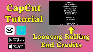 How to Create Long Rolling End Credits | CapCut Tutorial | Android or iPhone