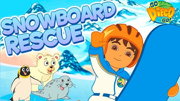 Go Diego Go Diego Snowboard Rescue Funny Games TV