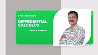 DAY 28 | BASIC MATHS | II PUC | DIFFERENTIAL CALCULUS | L6
