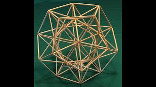 Construcción del Gran dodecaedro o Icosaedro estrellado. Geometría Sagrada. Manualidades.