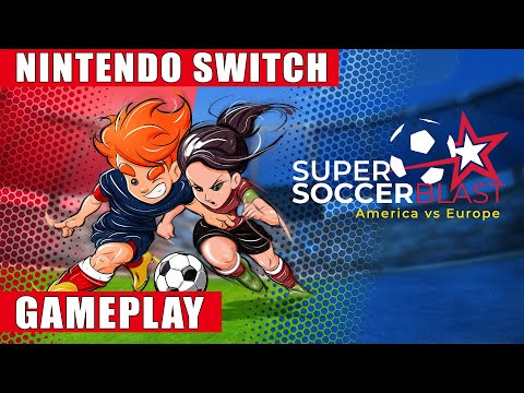 Super Soccer Blast: America vs Europe Nintendo Switch Gameplay