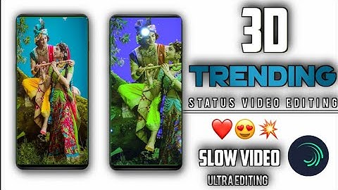 3D Trending Behind Object Status Video Editing || Alight Motion 4k Full Screen Moving Editing