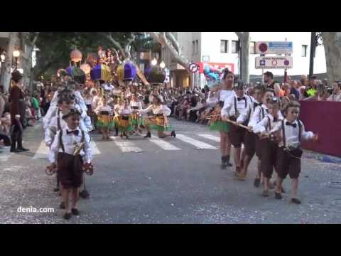 Carrozas Dénia 2016: Falla Baix la Mar Infantil