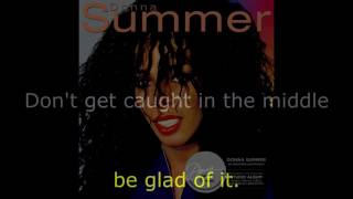 Donna Summer - (If It) Hurts Just a Little LYRICS SHM &quot;Donna Summer&quot; 1982