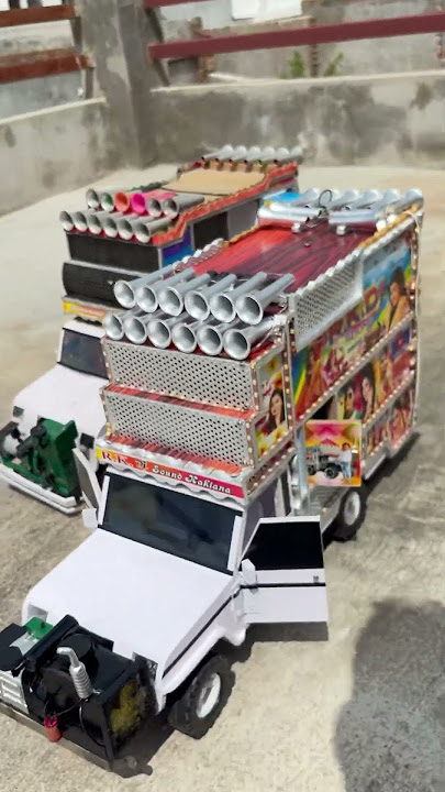 I Built Dj Rc Trucks & Pickup #shorts #minivlog #dj #trending #shortfeed mini dj
