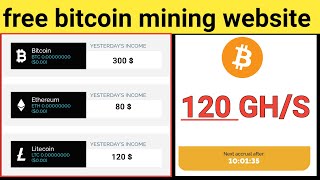 Free bitcoin cloud mining site 2021 // free tron mining website  New bitcoin mining website