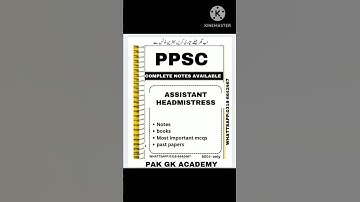 FPSc  assistant headmistress test preparation 2025