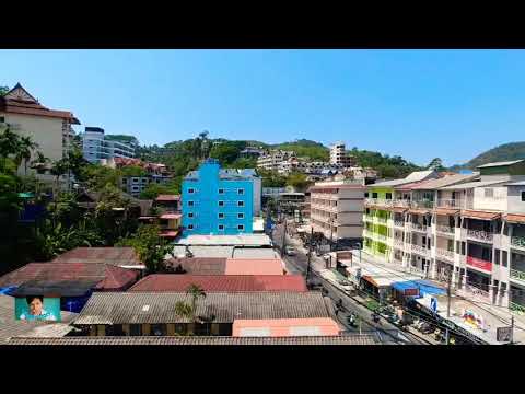 Patong Nani.วิวจากชั้น5 ถนนนาใน แถวโรงแรมบาวแมนวิล