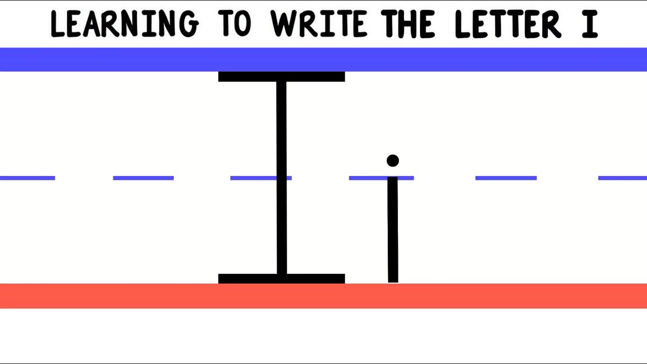 Write the Letter I - ABC Writing for Kids - Alphabet Handwriting by 9ABCtv