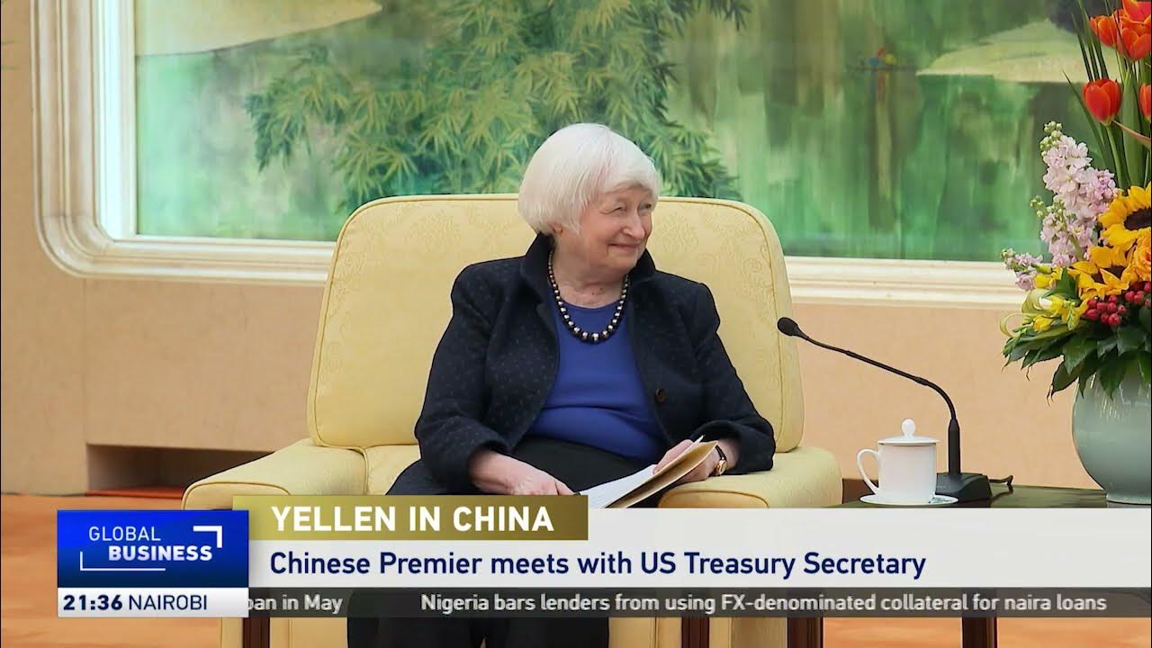 Chinese Premier meets with U.S. Treasury Secretary Yellen