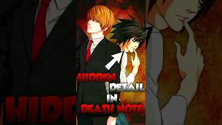 Hidden Details In Death Note Anime