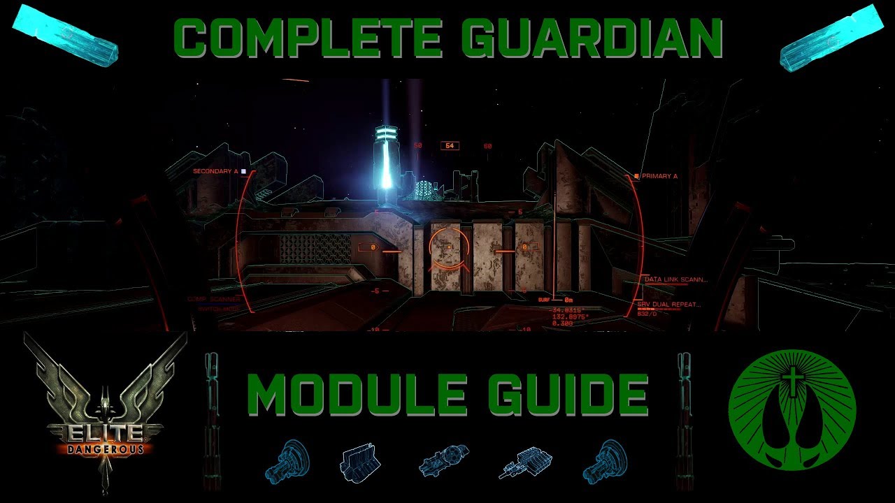 Elite Dangerous COMPLETE Guardian Modules Tutorial EP 1 YouTube