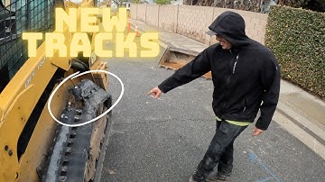 Replacing Your Rubber Tracks: CAT Track Loader