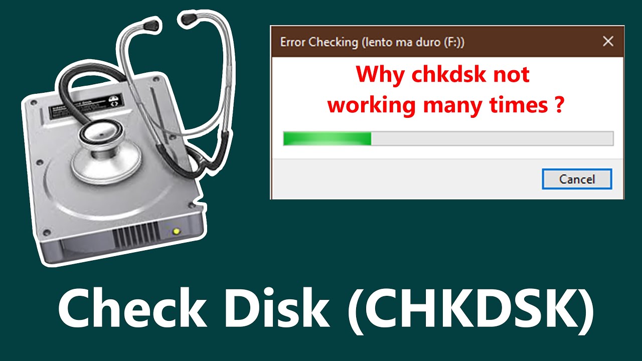CHKDSK PDF, PDF, Drive de disco rígido