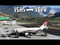 ✈️ VGHS ➔ VQPR ✈️ Biman Bangladesh A310 into Paro!? 👀🏟️