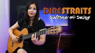 Sultans Of Swing (Dire Straits) Guitar Solo Cover by Juliana Wilson