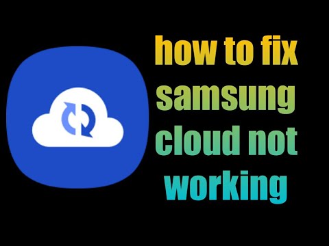how to fix samsung cloud not working | Samsung cloud something went wrong problem