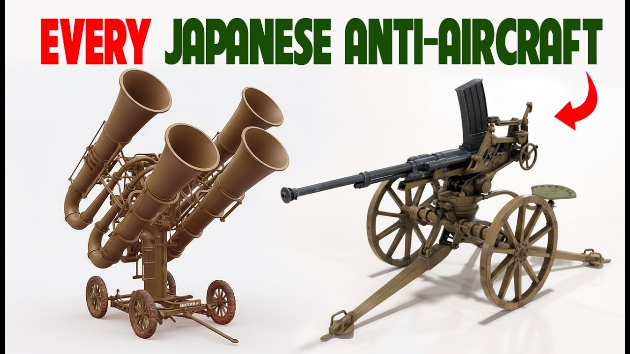 Every Japanese Anti Aircraft Design in WWII
