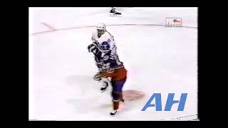 NHL Apr. 5, 1995 Matt Martin,TOR v Ian Laperriere,STL (spear) Toronto Maple Leafs St. Louis Blues