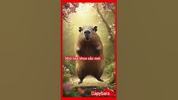 Capybara nhảy múa đón Xuân | (Video do tôi thực hiện từ Kling AI và Hailuo AI) #shorts #music #cute