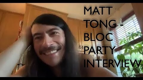 Matt Tong - Bloc Party (Interview 2024)