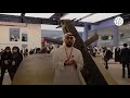 خليفة التميمي مهندس في شركة هالكن يعرض مميزات السلاح الاستراتيجي الجديد سيبر