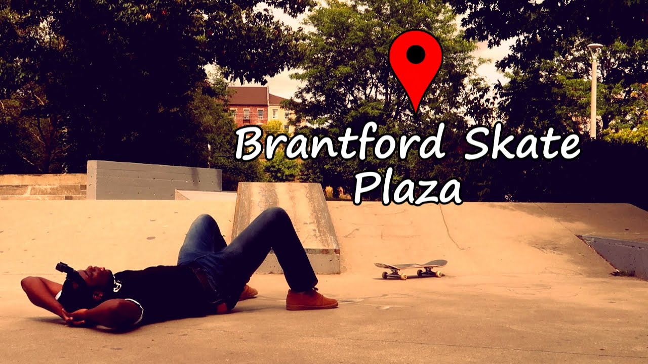BRANTFORD SKATE PLAZA YouTube