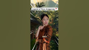 Legend of Roro Jonggrang 🗿🇮🇩 #indonesian #culture #folktale #skit #javanese #prambanan