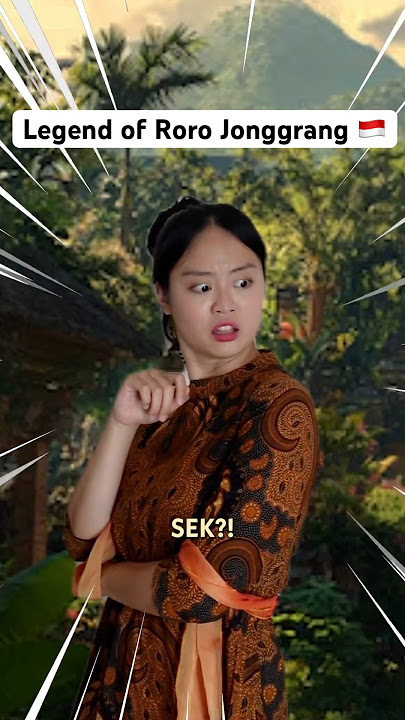 Legend of Roro Jonggrang 🗿🇮🇩 #indonesian #culture #folktale #skit #javanese #prambanan