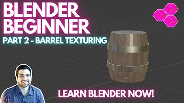 LEARN BLENDER NOW! Part 2 - TEXTURES!