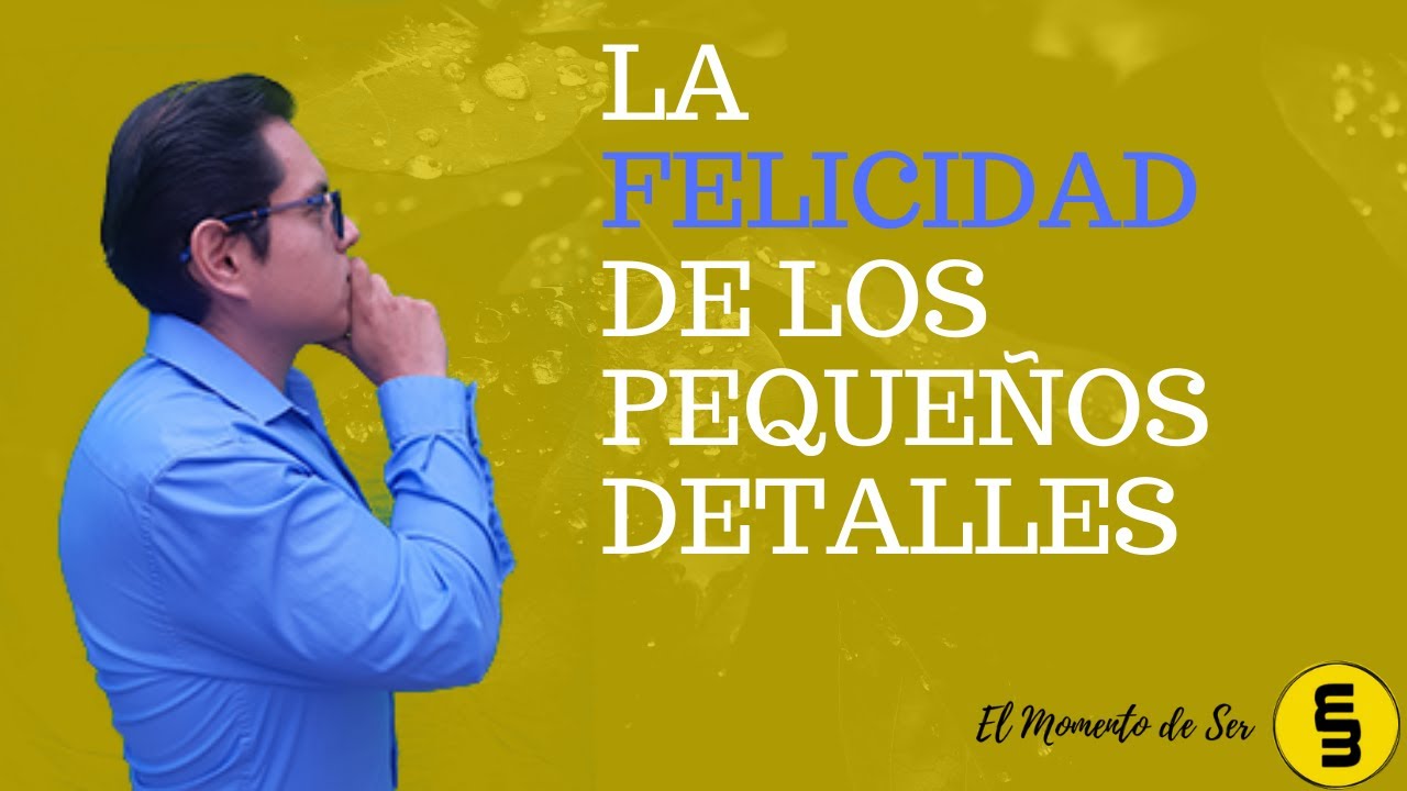 Felicidad en los pequeños detalles - El Momento de Ser - YouTube