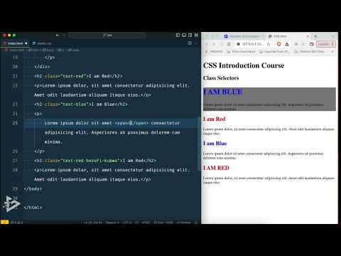 Jifunze CSS kwa Kiswahili -  DIV and SPAN Elements