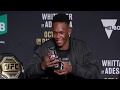 UFC 243 Israel Adesanya Post Fight Interview