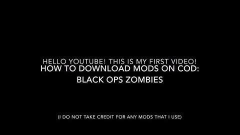 How to Mod Call of Duty Black Ops Zombies (Mac OSX)
