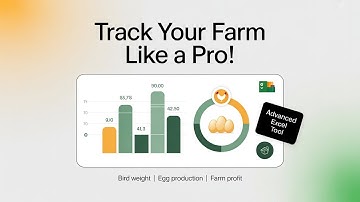 Farm Performance Management Dashboard | Microsoft Excel without VBA | Video Tutorial #2
